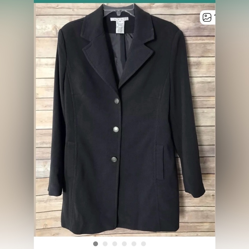 Cabi #384 Military Style Peacoat Blue/Gray